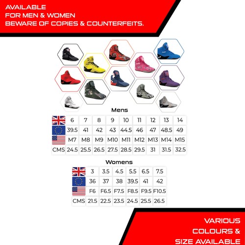 Otomix Stingray Gym Boots Sports & Fitness Footwear Mens & Women Training Shoes - Picture 114 of 132