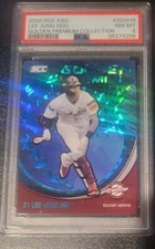 LEE JUNG HOO 2020 SCC KBO Golden Premium Collection 2024 MLB RC PSA NM-MT 8