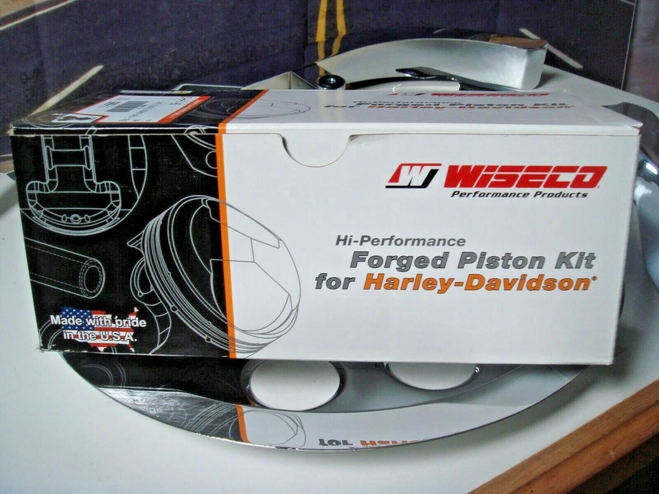 Harley Pistons Sportster Overbore Kit 883 3.498 9.5:1 1986-03 V-Twin 11-9885 X7 Foto 2 de 3