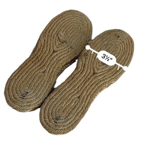 Diego’s Handmade In Spain Women’s Beige Stitched espadrille Flat Shoes Size 10 - Picture 6 of 9