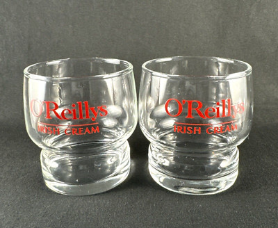 O'Reilly Irish Cream Bar Glasses Set of 2