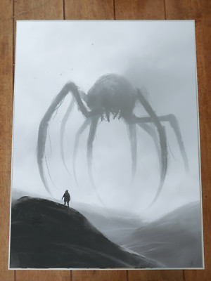 Massive Creature Epic Scale Fantasy Poster 18x24in