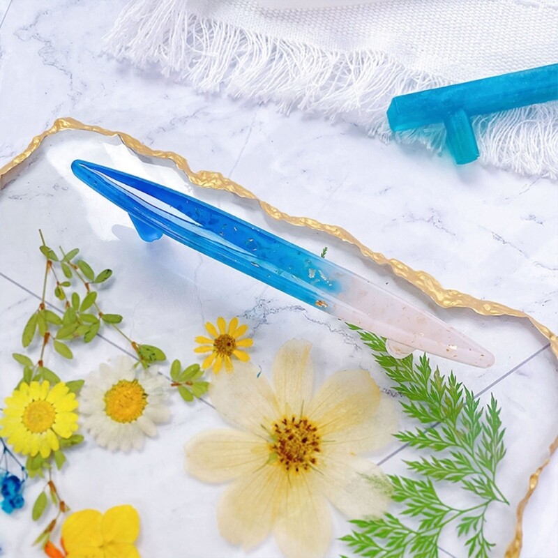 Nonstick Tray Handle Silicone Mold Unique Crystal Handles Resin Casting