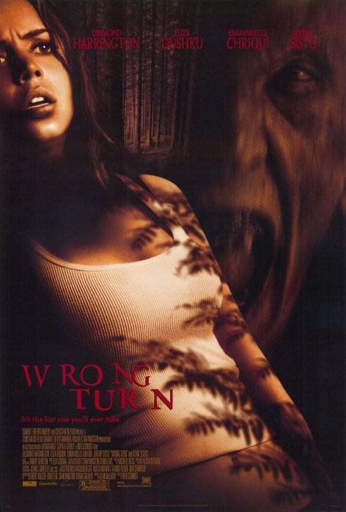 WRONG TURN Movie POSTER 27x40 Desmond Harrington Eliza Dushku