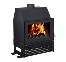 EuroTeplo wasserführender Kamineinsatz  | Malaga II Frontscheibe | 18 kW