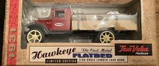 ERTL 1931 HAWKEYE FLATBED LUMBER LOAD BANK  TRUE VALUE 1/34 SCALE NEW