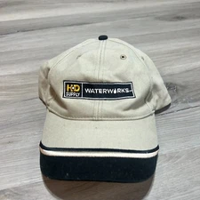 HD Supply Waterworks Strapback Hat Cap Canvas Employee Uniform EUC
