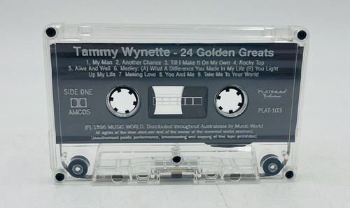 Tammy Wynette 24 Golden Greats Cassette Tape PLAT-103 - Picture 4 of 5