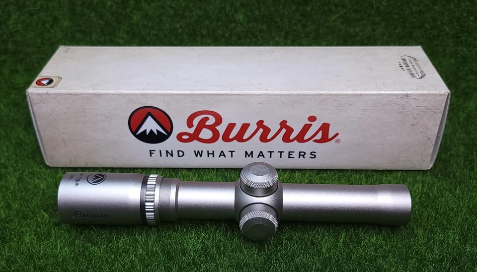 Burris Handgun 2x20mm SFP 1" Tube Scope w/ Plex Reticle, Nickel Finish  - 200229