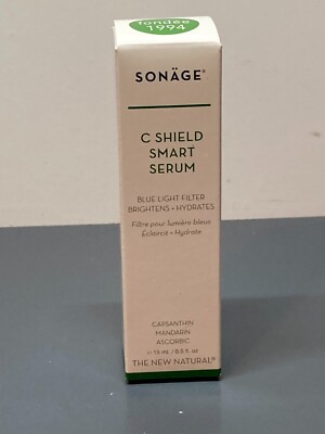 Sonage C Shield Smart Serum Blue Light Filter 0.5oz/15ml NIB