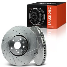 2Pcs 334mm Front Drilled Brake Rotors for Lexus GS350 GS430 GS460 IS300 IS350