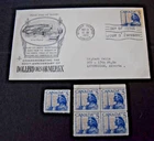 1960 Canada Stamp - Scott #390 - 5 Cent Block/Single/FDC - Des Ormeaux - MNH