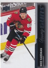 21/22 UD SERIES 1 MIKE HARDMAN YOUNG GUNS RC SP ROOKIE #208