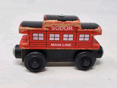 Lote de 3 Thomas & Friends Madera Thomas Pascua Percy & Sodor Caboose - Imagen 16 de 19