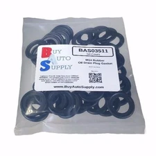 50x M14 Rubber Oil Drain Plug Gasket Washer Fits Ford Linclon F5TZ6734BA 097-139