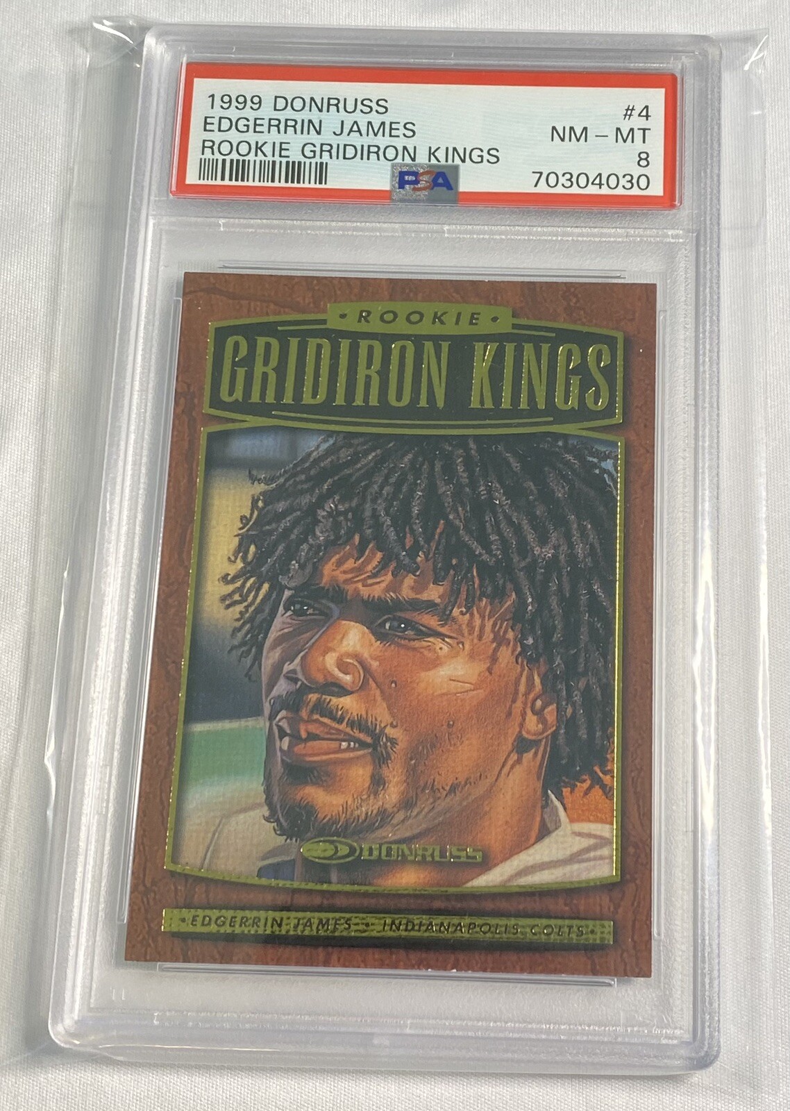 Edgerrin James Donruss Rookie Gridiron Kings #4 Rookie Gridiron Kings