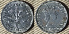 Nigeria : 1962 1 scellino AU #5 IR113108