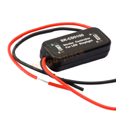 12V-24V Flash Strobe Controller Flasher Module For Car LED Brake Stop Light Lamp