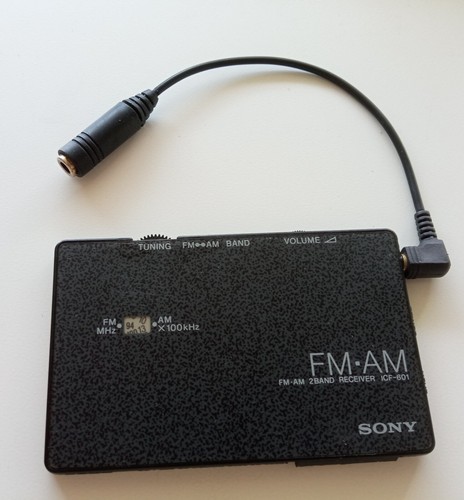 * VERY RARE! SONY FM-AM 2 BAND RECEIVER ICF-601