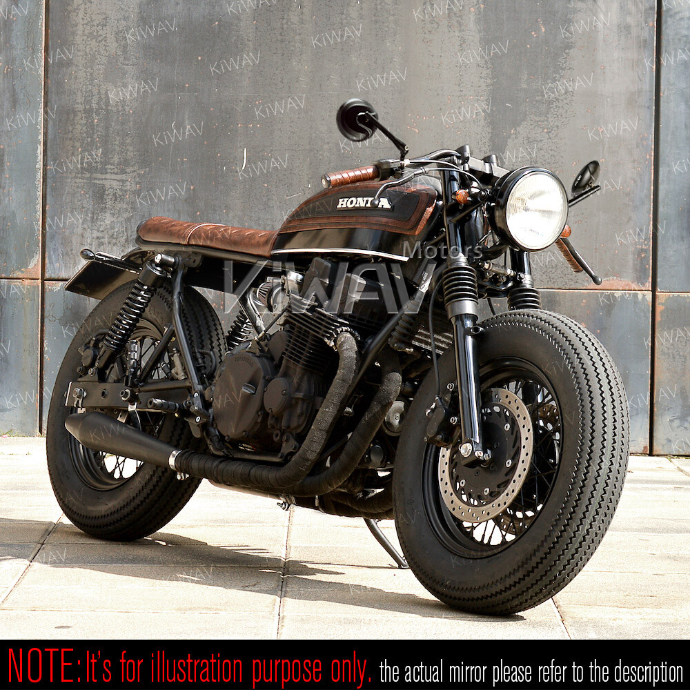 Magazi retro round mirror black 10mm fits Honda CB 400 500 Magazi retro round mirror black 10mm fits Honda CB 400 500