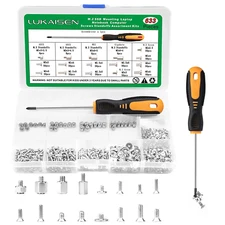 663pcs Laptop Screws, M.2 NVMe SSD Mounting Kit, M2-3 w/ Screwdriver, LuKaiSen