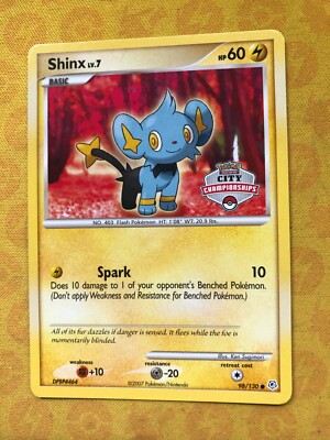 Shinx - 98/130 - (City Championships) Common Mint Promo Pokemon | eBay