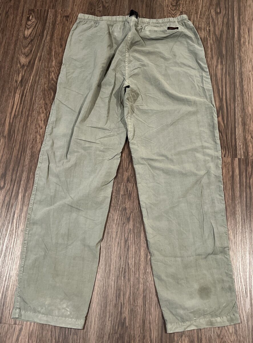 GRAMICCI ORIGINAL FREEDOM PANTS XXL 42 GREEN BEIGE NYLON GRAMICCI ORIGINAL FREEDOM PANTS XXL 42 GREEN BEIGE NYLON