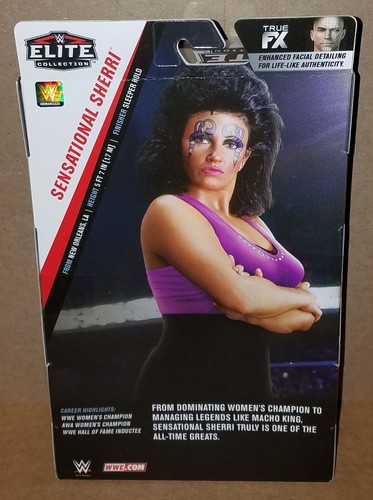 2019 WWE Elite Series #65 Exclusive Collector's Edition SENSATIONAL SHERRI NEW! - Picture 4 of 6