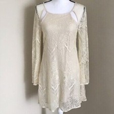 Urban Outfitters Lucca Couture Lace Bell-Sleeve Dress