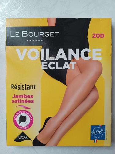 Collants Le Bourget Esprit De Beauté - Taille Fine 1, 15 Deniers, Couleur Beige Doré, Neufs Avec étiquettes