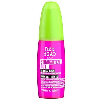 Bed Head by TIGI Straighten Out Anti-Frizz Serum Smooth Shiny Hair 3.38 oz