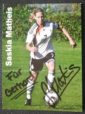 1188 Saskia Matheis Germany Autograph Card Original Signed
