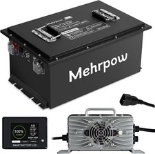 48V 105Ah lithium golf cart battery,Smart 200A BMS,Very suitable for golf carts