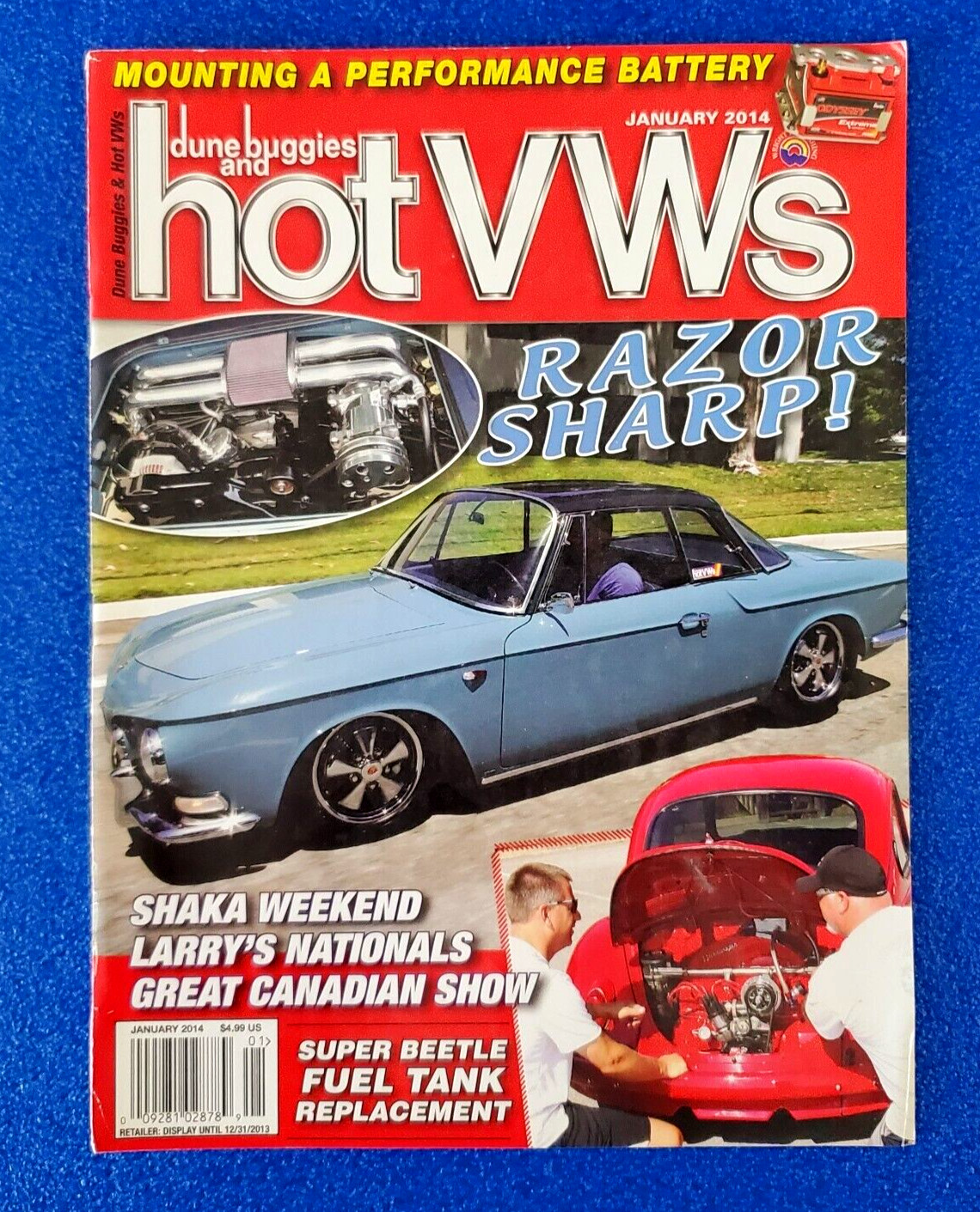 DUNE BUGGIES AND HOT VWs: RAZOR SHARP JANUARY 2014 VOLKSWAGEN TUNING MAGAZINE