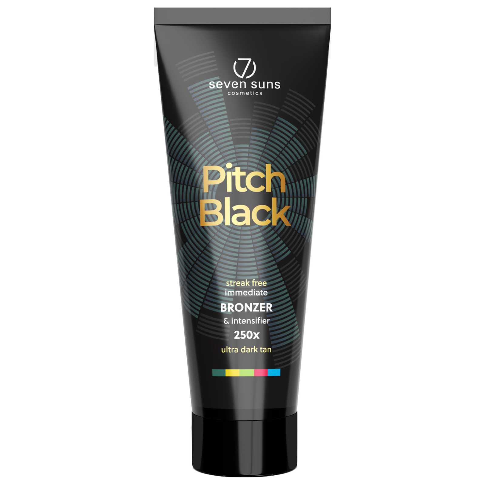 7suns pitch nero ultra scuro bronzer 250ml