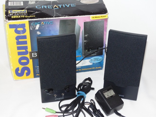 computer speakers and microphone