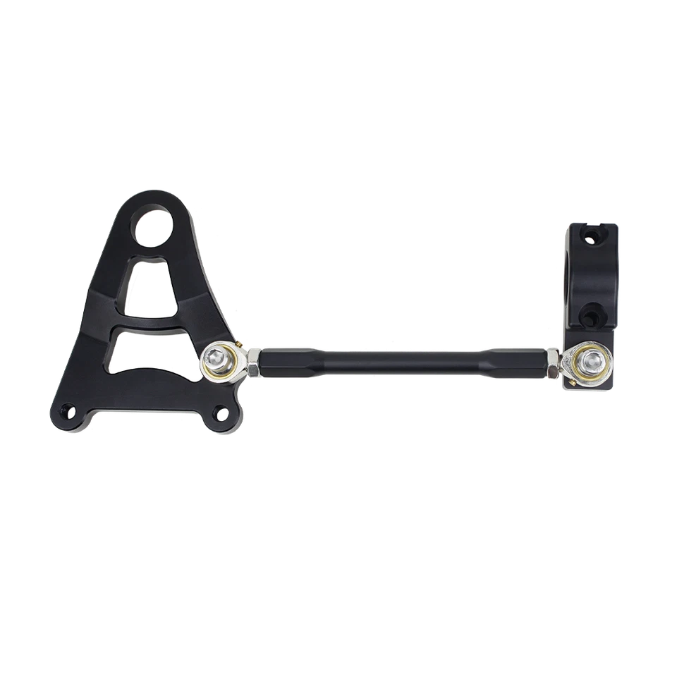 Black Rear Brake Caliper Bracket Kit for Harley Softail Deluxe Fat Bob Boy FXBBS Foto 4 de 4