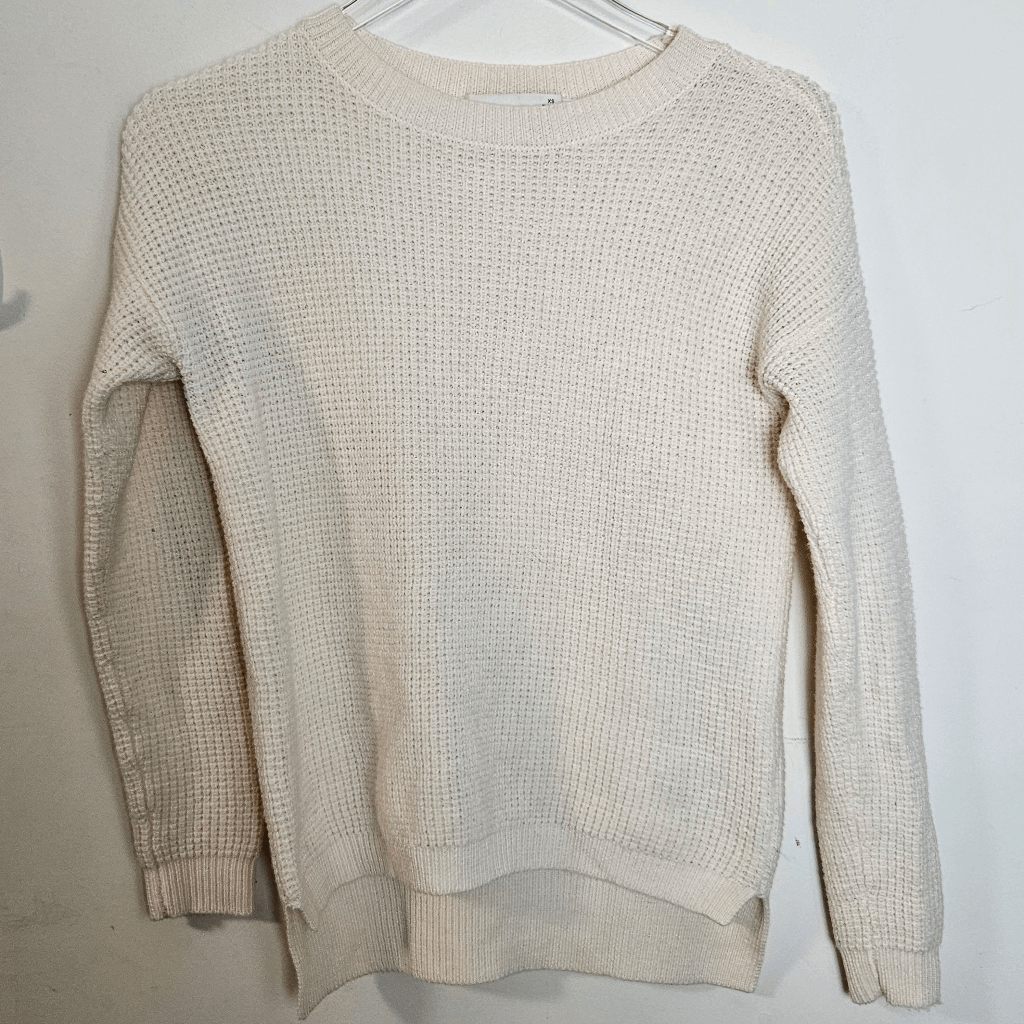Aritzia Wilfred Free Merino Wool Knit Long Sleeve Crew Neck