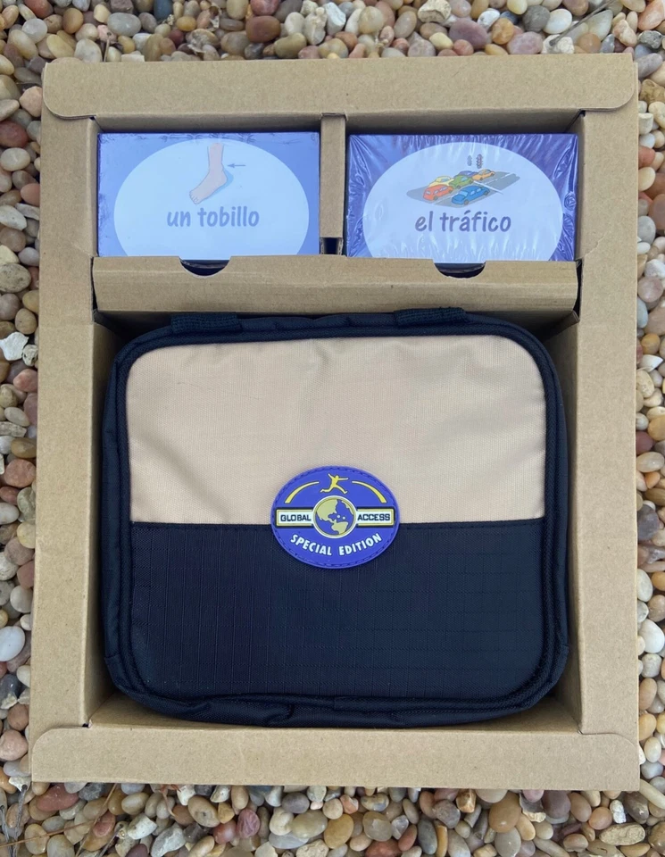 NEW Spanish 20 CD 3 Level Audio Program + Case + Flashcards from Penton Overseas - Image 4 of 4