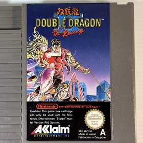 NES Double Dragon II Game The Revenge Nintendo Entertainment System PAL Version