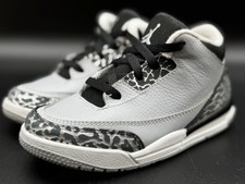 Size 10 C - Nike Air Jordan 3 Retro 2014 Wolf Grey Baby Shoes