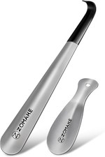 Shoe Horn Long Handle for Seniors Men Women, Metal Shoehorn 16.5"