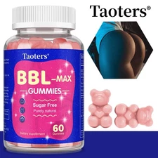 BBL - MAX Women's Gummy - Butt Enhancement - Natural - Full and Beautiful
