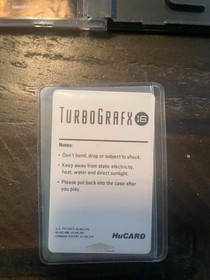 1989 NEC Turbo Grafx 16 Dungeon Explorer Case, Manual, HuCard *Good Condition*