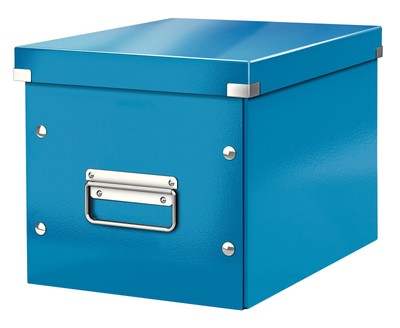 Leitz Medium Storage Cube, Blue, Click and Store Range, 61090036 Medium Blue