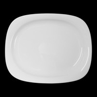 Rosenthal Suomi Servierplatte 33 Cm Weiß – Porzellan Platte Oval – Studio Line