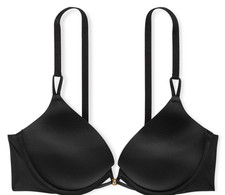 VICTORIA'S SECRET Bombshell Add-2-cups Satin Push Up Bra size 36 C