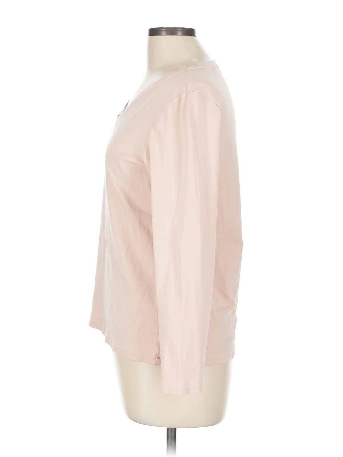 Uniqlo Women Brown Long Sleeve T-Shirt L thumbnail 4