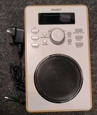 Majority Barton II Retro DAB/DAB+ Digital FM Upright Radio/Alarm Clock/Wood