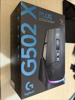 Logitech G502 X PLUS Wireless Gaming Mouse - Black